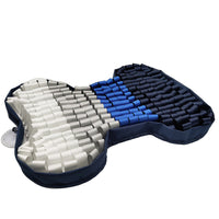 HKM-922387 Dog Sniffing Mat for Enhanced Training and Feeding - Bone and Square Designs, Durable Nylon/Oxford Cloth, Portable Pet Supply