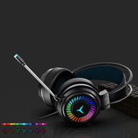HKM-922579 Wired Headset with Microphone, 3.5mm & USB Connection, 50mm Driver, 2m Cable, Over-Ear Design
