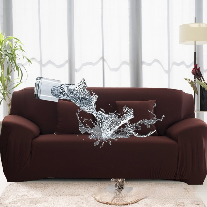 HKM-922707 Solid Color Elastic Waterproof Sofa Cover in Various Sizes and Colors