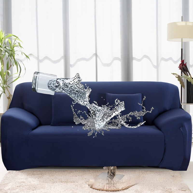 HKM-922707 Solid Color Elastic Waterproof Sofa Cover in Various Sizes and Colors