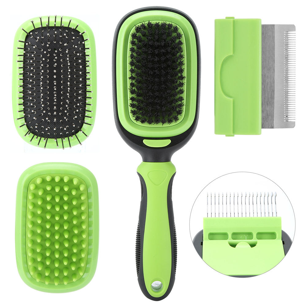 HKM-922835 5-in-1 Pet Grooming and Cleaning Comb Set for Cats and Dogs