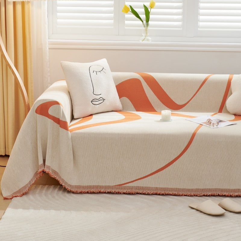 HKM-922963 Universal Chenille Anti-Scratching Sofa Cover – Full Coverage, Dustproof, Various Colors Available