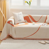 HKM-922963 Universal Chenille Anti-Scratching Sofa Cover – Full Coverage, Dustproof, Various Colors Available
