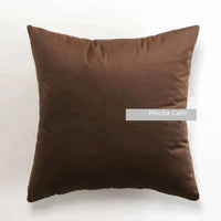 HKM-923027 Orange Plaid Cotton and Linen Cushion Cover with Geometric Design, 45x45cm