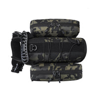 HKM-923091 Medium Size Dog Walking Snack Pack - Solid Color Oxford Cloth Pet Bag in Black, Red, Khaki, Camouflage