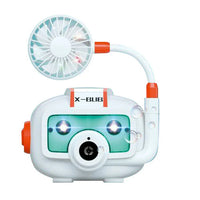 HKM-923155 Mini Bubble Camera Toy with Fan Function for Kids Outdoor Play - Creative Electric Bubble Blowing Machine