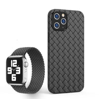 HKM-923155 Woven TPU Back Cover for iPhone 11 - Breathable and Lightweight, Available in Solid Colors
