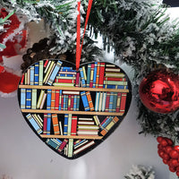 HKM-923347 Acrylic Heart-Shaped Ornaments for Holiday Decorations and Bookshelves