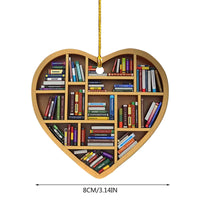 HKM-923347 Acrylic Heart-Shaped Ornaments for Holiday Decorations and Bookshelves