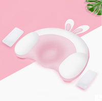 HKM-923347 Memory Foam Shaped Pillow for Infants - Breathable, Anti-Eccentric Design, 100% Cotton Cover