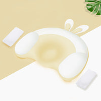 HKM-923347 Memory Foam Shaped Pillow for Infants - Breathable, Anti-Eccentric Design, 100% Cotton Cover