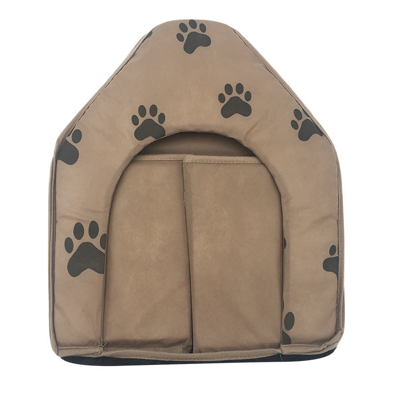 HKM-923603 Small Footprints Comfortable Dog Kennel Cat Leisure Mattress Cloth House