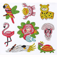 HKM-923731 5D DIY Diamond Art Kit with Resin Drill - 6x8cm Decorative Frame