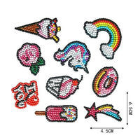 HKM-923731 5D DIY Diamond Art Kit with Resin Drill - 6x8cm Decorative Frame