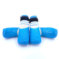HKM-923731 Soft Soled Waterproof Dog Socks with Anti-Slip Design - 4 Pack