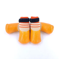 HKM-923731 Soft Soled Waterproof Dog Socks with Anti-Slip Design - 4 Pack