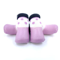 HKM-923731 Soft Soled Waterproof Dog Socks with Anti-Slip Design - 4 Pack