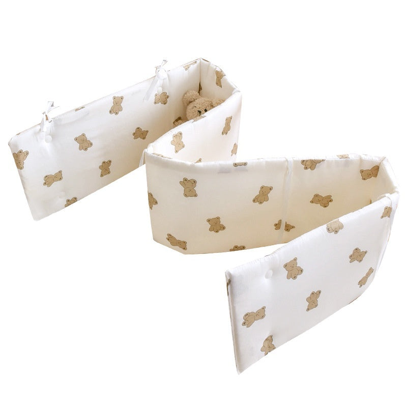 KTX-923859 Newborn Baby Cotton Gauze Bed Fence – Multiple Sizes Available