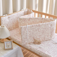HKM-923859 Newborn Baby Cotton Gauze Bed Fence – Multiple Sizes Available