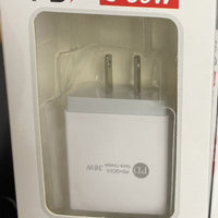 HKM-924115 20W PD Fast Charge USB Multi-Port Charger - Quick Charge Compatible