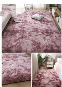 HKM-924435 Plush Modern Bedroom Carpet with Upgraded Non-Slip Base and Velvet Thickness