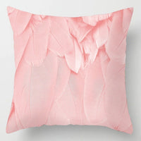 HKM-924499 Linen Floral Cushion Cover for Home Decoration - 45x45cm, No Pillow Included