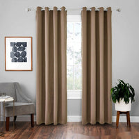 HKM-924755 Modern Glow-in-the-Dark High Precision Shading Curtain - 71%-90% Sunshade, Stone Finished Fabric