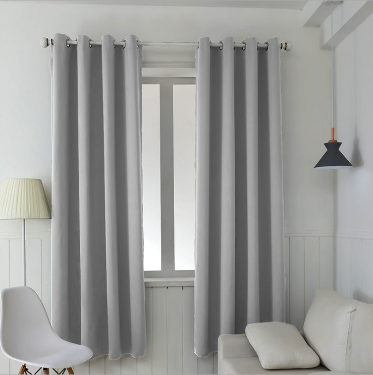 HKM-924755 Modern Glow-in-the-Dark High Precision Shading Curtain - 71%-90% Sunshade, Stone Finished Fabric
