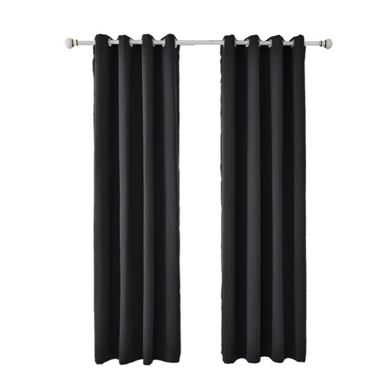 HKM-924755 Modern Glow-in-the-Dark High Precision Shading Curtain - 71%-90% Sunshade, Stone Finished Fabric