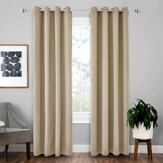 HKM-924755 Modern Glow-in-the-Dark High Precision Shading Curtain - 71%-90% Sunshade, Stone Finished Fabric
