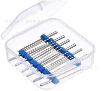 HKM-924883 Multifunctional Sewing Machine Needles Set with Plastic Box - 12 Double Needles in Silvery White