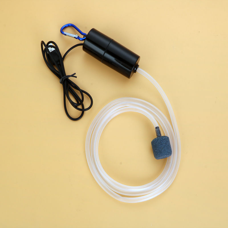 HKM-924883 Portable Mini USB Oxygen Air Pump for Aquatic Tanks, Silent Energy-Saving Design