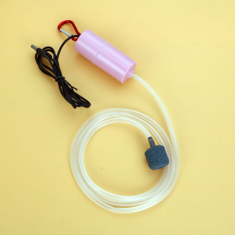 HKM-924883 Portable Mini USB Oxygen Air Pump for Aquatic Tanks, Silent Energy-Saving Design