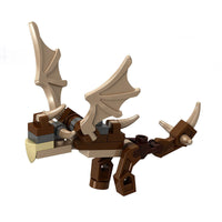 HKM-924947 Animal Series Building Blocks - Thunderbird, Snake, Spider, Rhino Puzzle Assembly for Children