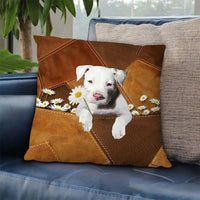 HKM-925011 Cute Dog 3D Cartoon Print Office Lunch Break Pillow - Cotton Filled, Modern Style, 50x50cm & 45x45cm
