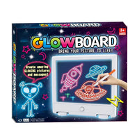 HKM-925011 Luminous Educational Drawing Board for Kids - Reusable Magic Color Art Toy, Ages 5-7