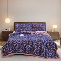 HKM-925203 Multifunctional Three-Layer Gauze Blanket with Pillowcase in Various Colors and Sizes