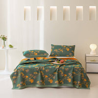 HKM-925203 Multifunctional Three-Layer Gauze Blanket with Pillowcase in Various Colors and Sizes