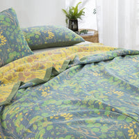 HKM-925203 Multifunctional Three-Layer Gauze Blanket with Pillowcase in Various Colors and Sizes