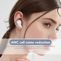 HKM-925267 Active Noise Cancelling Bluetooth Headset with Stereo Sound and Voice Control - Wireless Earplugs