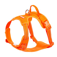 HKM-925395 Adjustable Wool Vest with Chest Strap for Dogs - Available in Orange, Red, Black, Sizes XS to XL