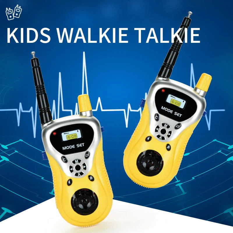 HKM-925459 Portable Handheld Walkie Talkie Set for Kids - 80m Remote Communication, Intercom Interphone Toys