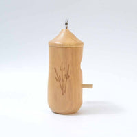 HKM-925459 Wooden Hummingbird Hanging Swing Nest House for Birds, 13x5x5cm