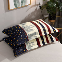HKM-925523 High-Density Polyester Pillowcase in Modern Simplicity Design for Adults and College Students