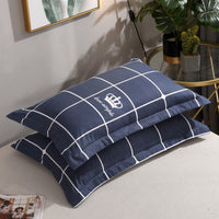 HKM-925523 High-Density Polyester Pillowcase in Modern Simplicity Design for Adults and College Students