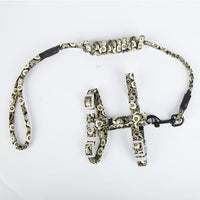 HKM-925715 Cat Harness and Leash Set - Cotton Cloth Pet Chest Strap for Walking, Sizes S and M Available