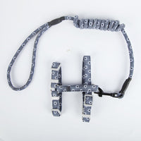 HKM-925715 Cat Harness and Leash Set - Cotton Cloth Pet Chest Strap for Walking, Sizes S and M Available