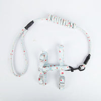 HKM-925715 Cat Harness and Leash Set - Cotton Cloth Pet Chest Strap for Walking, Sizes S and M Available