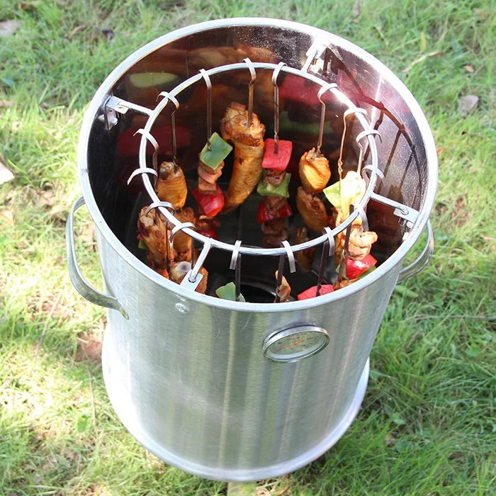 KTX-925715 Portable Kebab Skewer Charcoal BBQ Grill for Outdoor and Home Use, Model JH-201