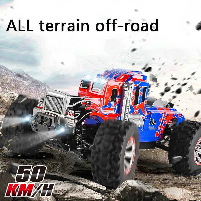 HKM-925779 1/10 Scale High Speed Remote Control Truck for Kids - Electric Climbing Vehicle, Indoor-Outdoor Use